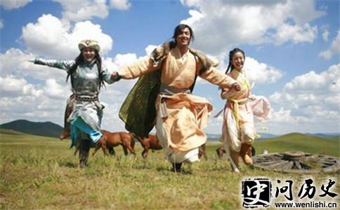 谢娜版华筝有什么不一样的特点 新射雕英雄传中华筝、郭靖与黄蓉剧照