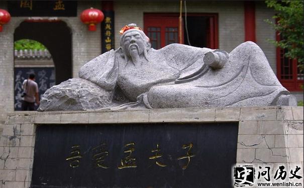 孟浩然雕像 孟浩然雕像
