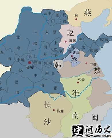西汉初期的诸侯国 西汉初期的诸侯国