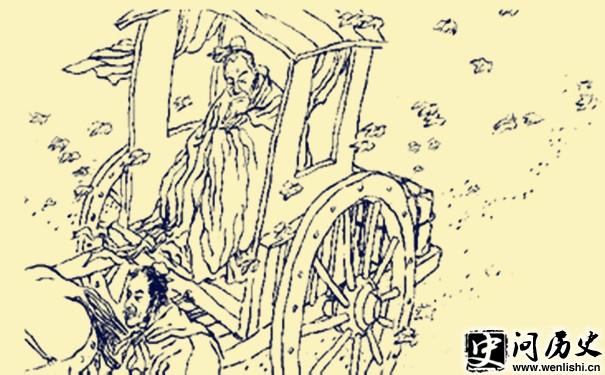 范增回彭城画像 范增回彭城画像