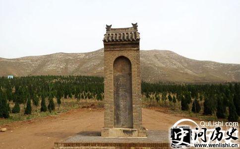 唐玄宗墓地的碑