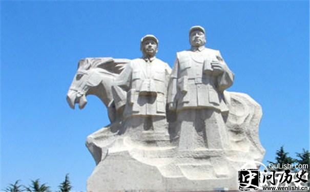 陈毅、粟裕雕像