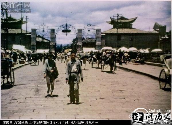 美国飞虎队拍摄的中国早期彩色照片