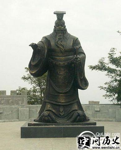 齐桓公雕像