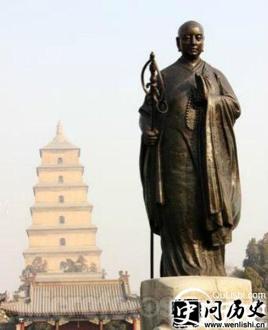 西安大雁塔南广场玄奘雕像