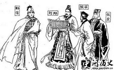 刘邦与手下画像