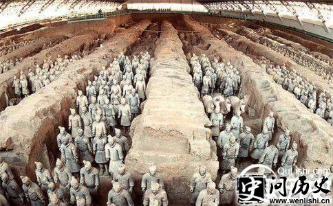 秦始皇陵的照片
