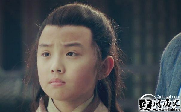 《楚汉传奇》中郑伟饰演的刘如意剧照