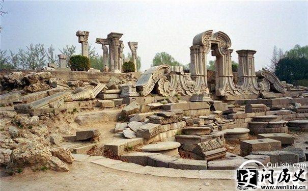 第二次鸦片战争被毁的圆明园