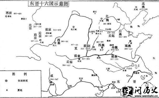 胡汉分治示意图