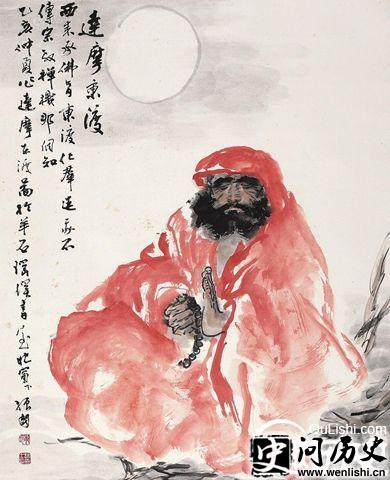 达摩东渡画像