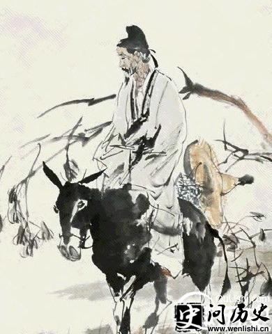 诗人杜甫画像
