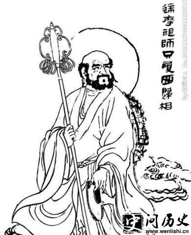 达摩只履归西图