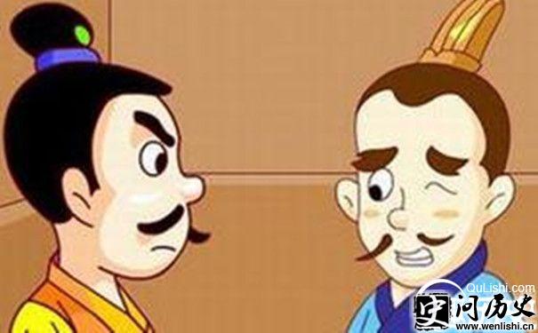 韩安国漫画形象(左)