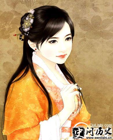 钩弋夫人漫画像