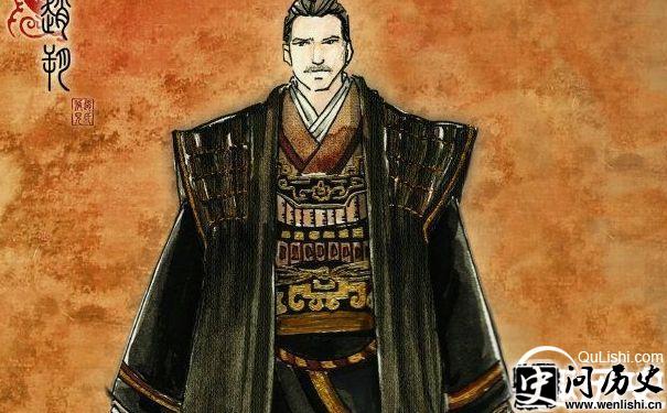 赵武的父亲赵朔画像