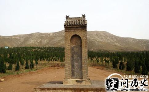 唐玄宗墓地的碑