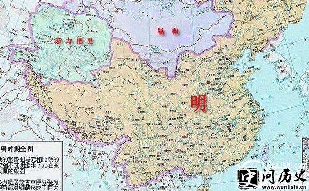 明朝疆域图