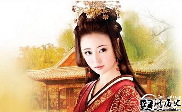 汉文帝刘恒的皇后窦漪房模拟画像