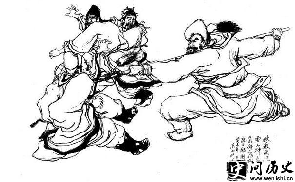 林冲火拼王伦
