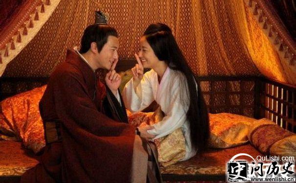 《美人心计》中刘恒与窦漪房的剧照