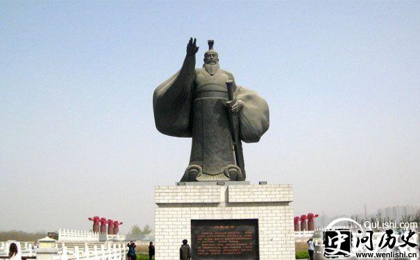 汉武帝的石像