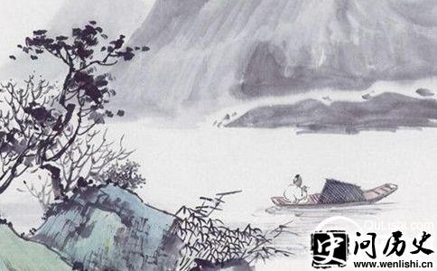 《渔翁》画作