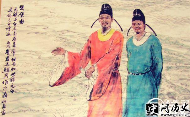 元稹与白居易画像