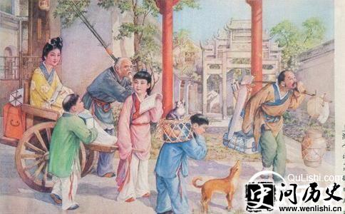 孟母三迁图