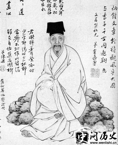 柳敬亭画像