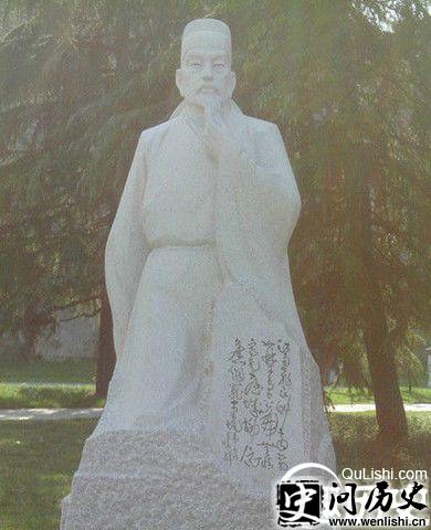 诗人韦庄雕像