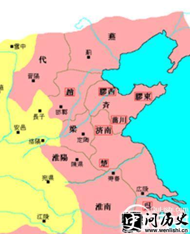 参与叛乱的七国