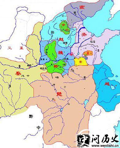 战国时期地图