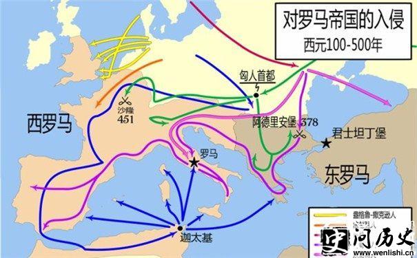 欧洲民族大迁徙图片