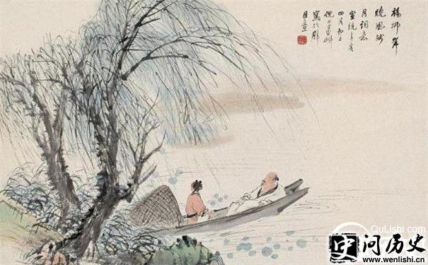 周邦彦《兰陵王·柳》配图