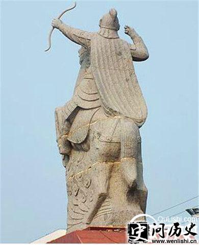 南霁云雕像