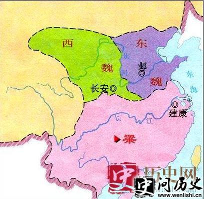 南梁地图