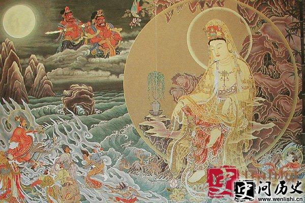 观音送画体现了观音怎样的精神