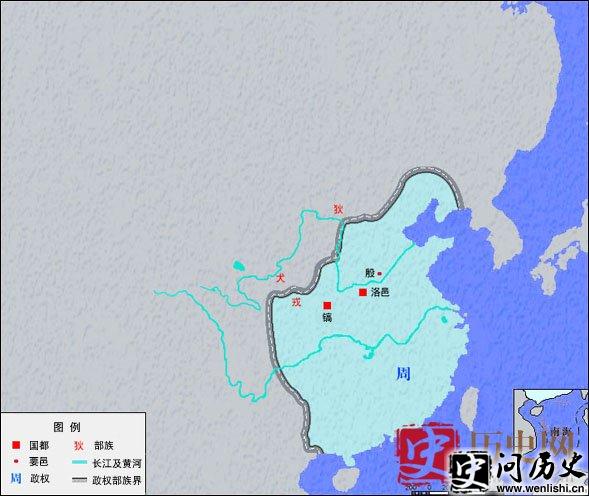 商朝地图