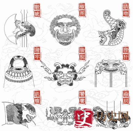 龙的九子分别叫什么名字?