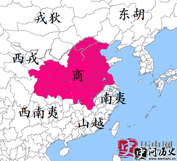 商朝地图
