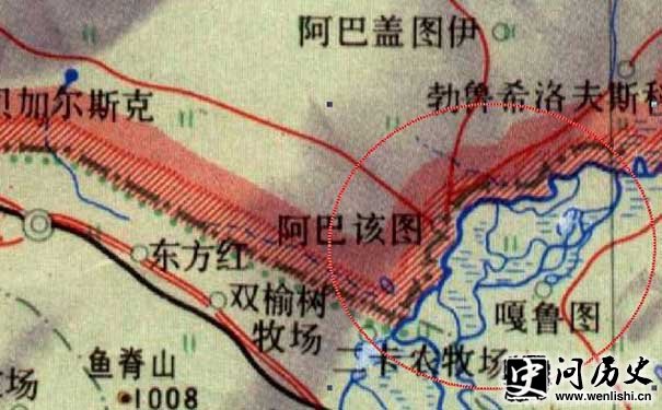 满洲里界约 勘定图