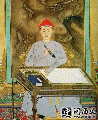 少年康熙画像 少年康熙画像