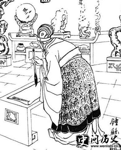 钟繇父亲画像 钟繇父亲画像