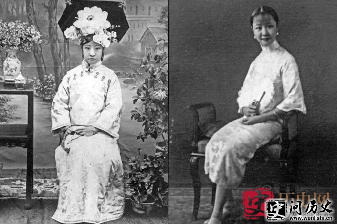 清朝后宫嫔妃和公主的美丽旧照