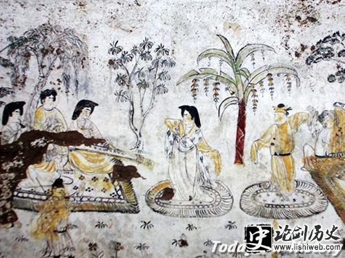 韩休墓壁画