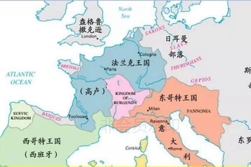 法兰克王国和法兰西的区别是什么 法兰克和法兰西是一个国家吗 法兰克王国和法兰西的区别是什么 法兰克和法兰西是一个国家吗