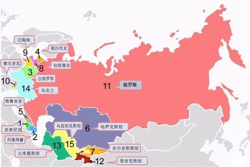 苏联领土和俄罗斯领土对比 苏联比俄罗斯土地面积大多少 苏联领土和俄罗斯领土对比 苏联比俄罗斯土地面积大多少