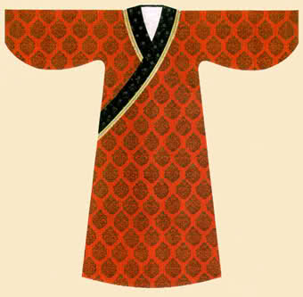 元代织金锦袍