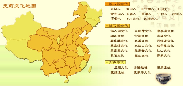 史前文化地圖